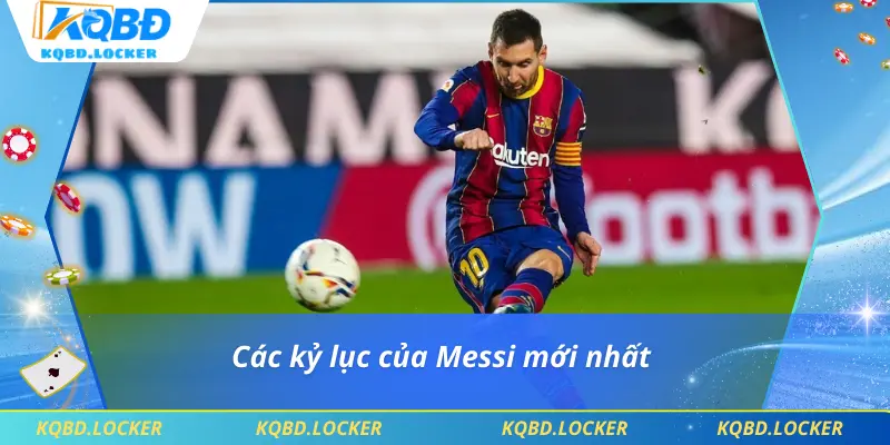 Các kỷ lục của Messi mới nhất